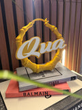 3D Bamboo Name Earrings